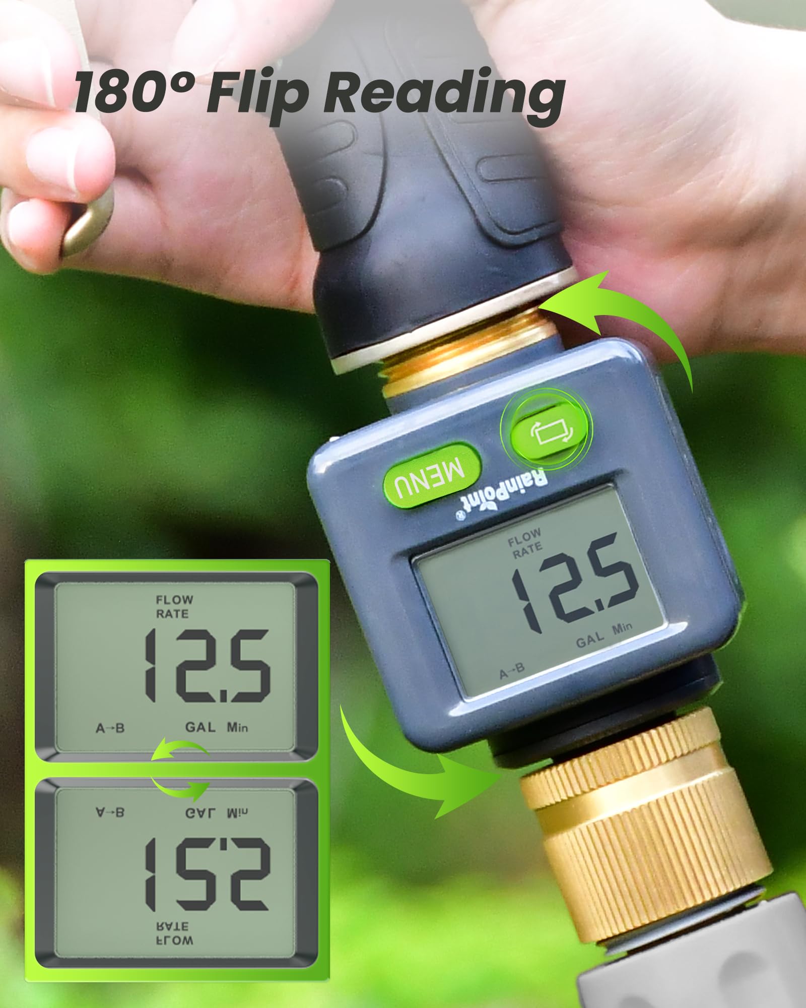 Rainpoint meter supports total modes and real-time flow rate