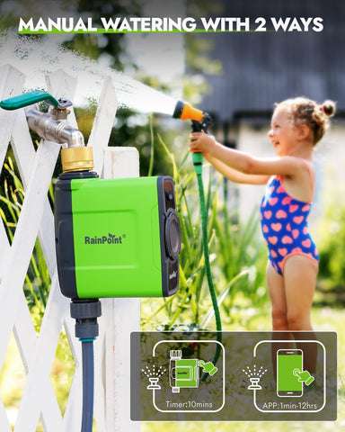 High pressure tolerance and durable construction for outdoor use.