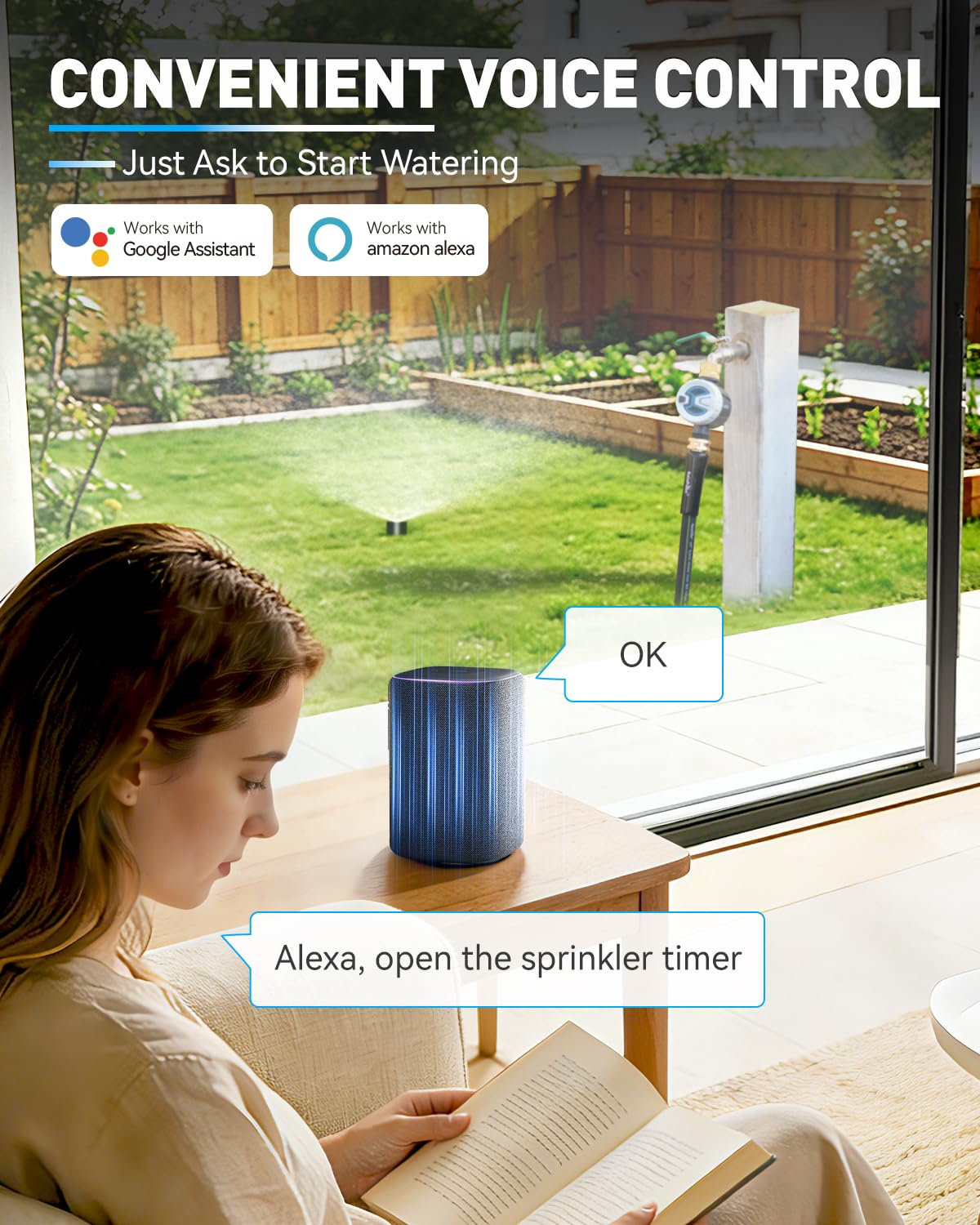 RainPoint water scheduling options with 24–72 hour delays.