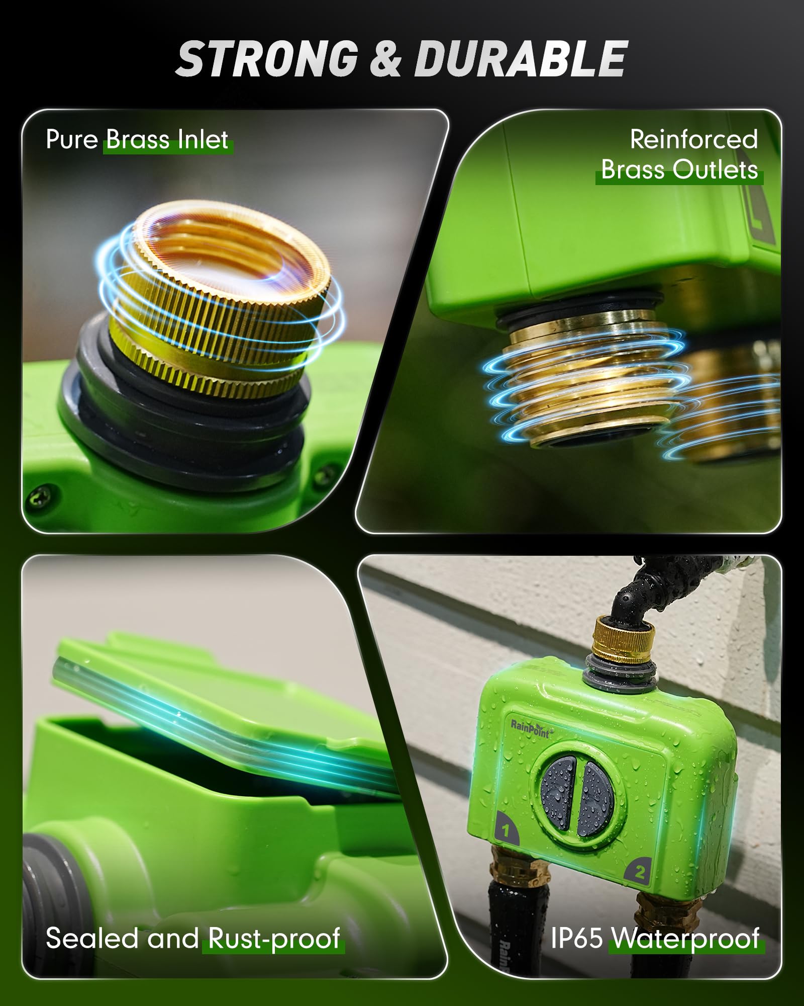 RainPoint irrigation app supports remote monitoring and plan adjustments for garden care