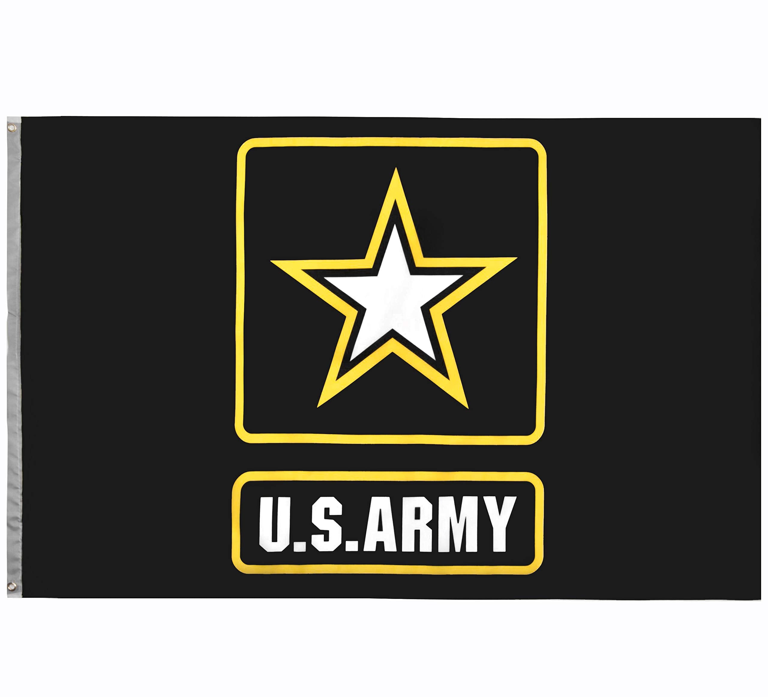 RainRoad US Army flag 3x5 ft displayed indoors or outdoors with lasting color.