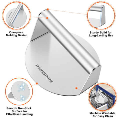 Rainspire compact design is ideal for camping and backyard BBQs.