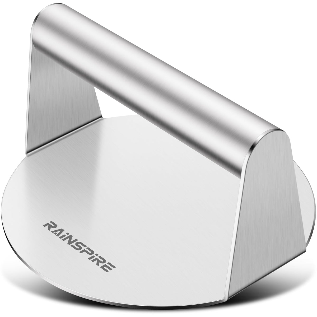 Rainspire upgraded burger press in stainless steel delivers durable, restaurant-style results.