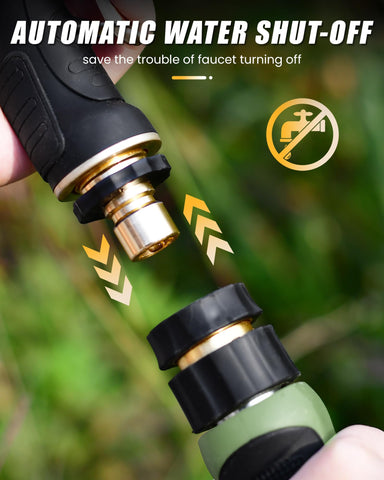 RAINPOINT adjustable sprayer handle provides comfortable control during extended watering