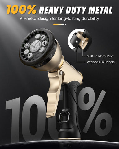 RAINPOINT heavy-duty metal nozzle designed for long-lasting durability and reliable performance
