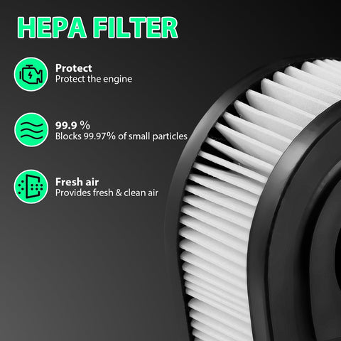 Raipoment 593260 air filter close-up media detail for reliable airflow.
