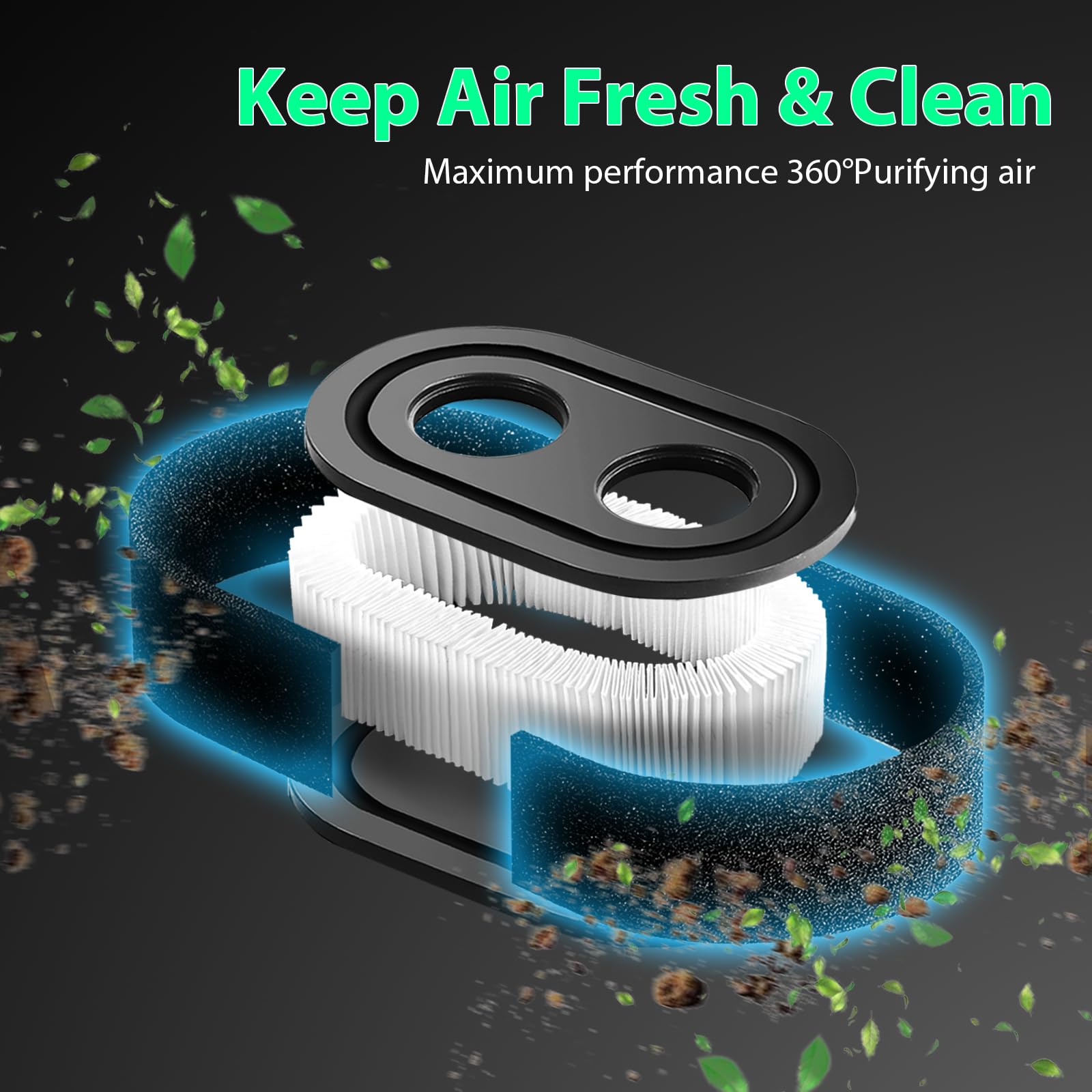 Raipoment 593260 six-pack with pre-filters for easy maintenance.