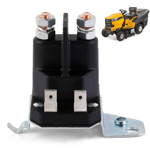 RAJBMT 12V starter solenoid front view highlights robust exterior and mounting frame