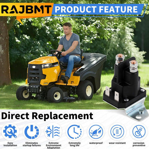 RAJBMT 12V starter solenoid terminal block demonstrates versatile wiring options