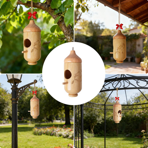 Rakovar hummingbird house gift-ready packaging for bird lovers.