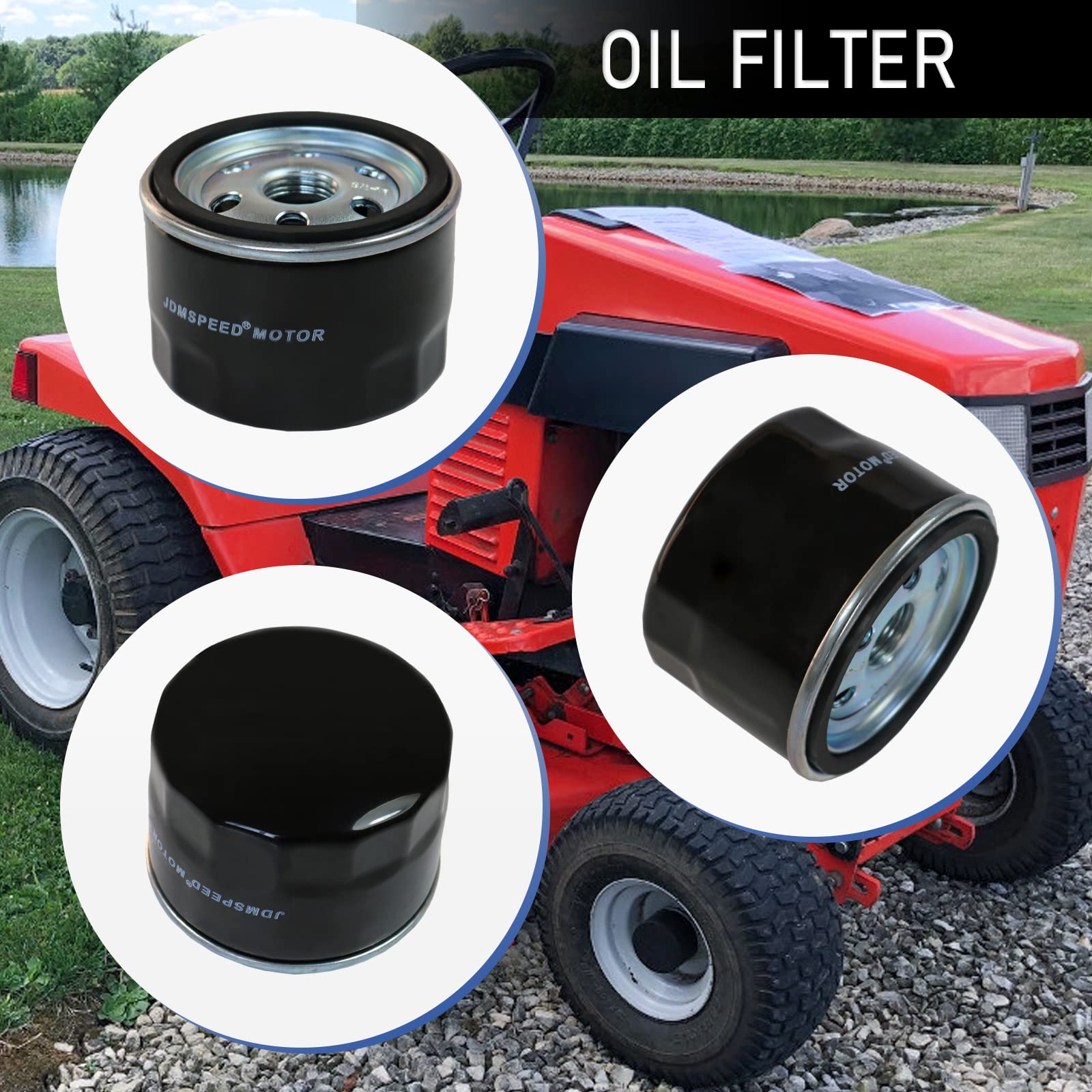 RALBDX compact oil filter shows 2 1/4 inch height.