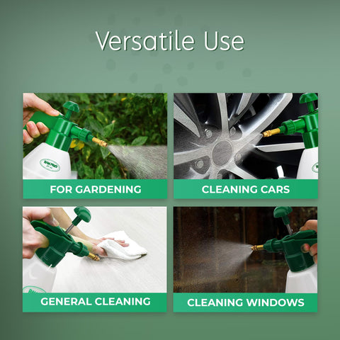 RamPro ergonomic grip ensures comfortable one-handed spraying tasks