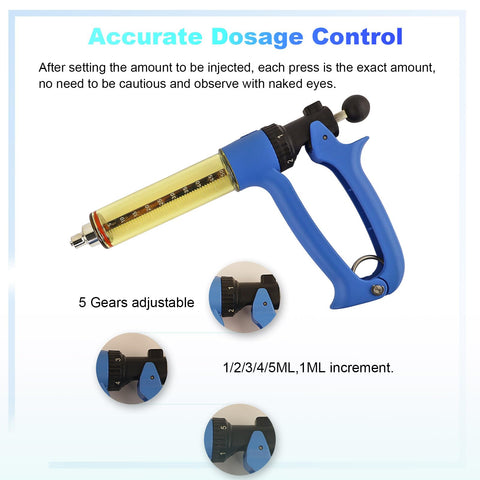 RANCH CHOICE precise dose control across 1–5 ml settings.