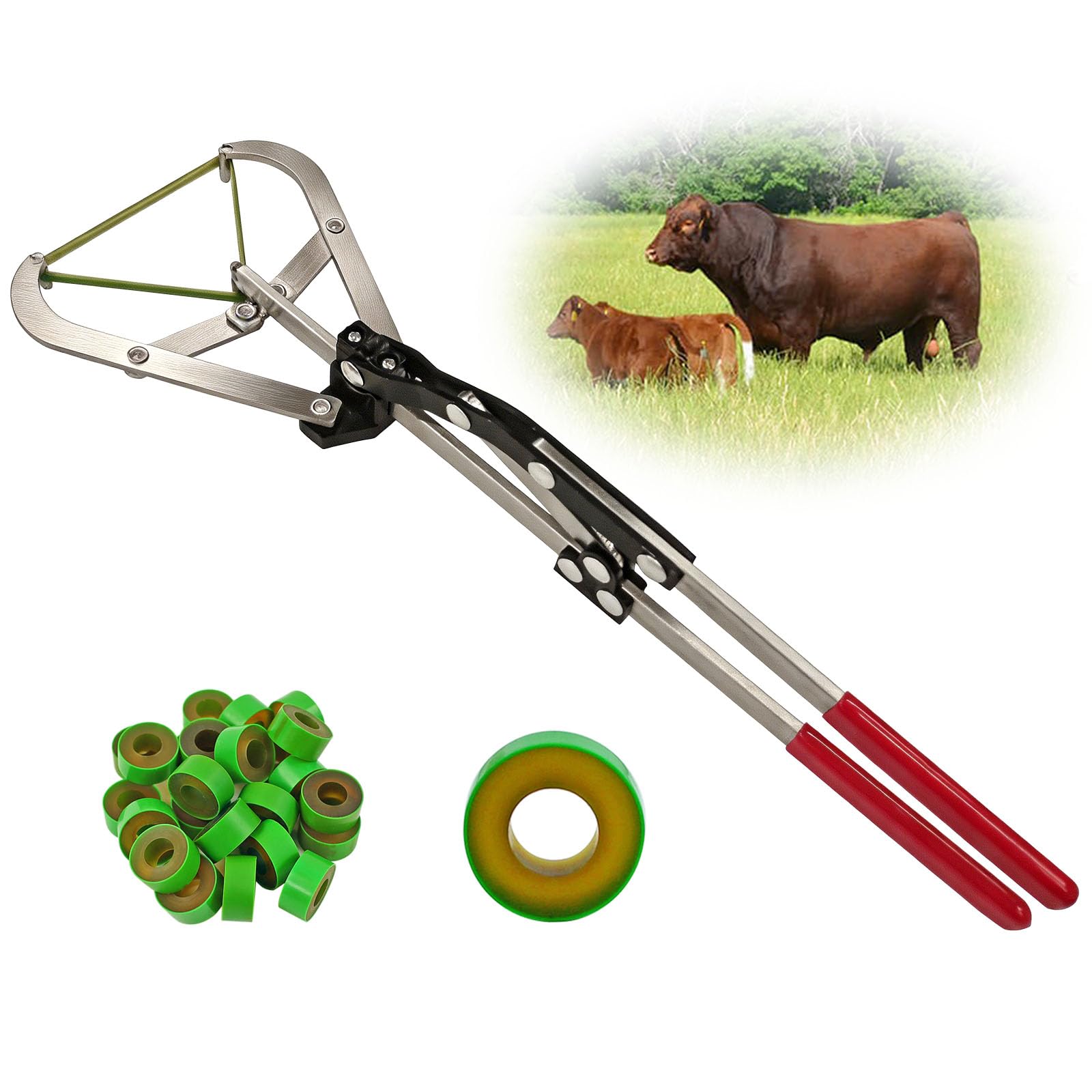 RANCH CHOICE cattle banding tool with large plier for efficient, bloodless banding.