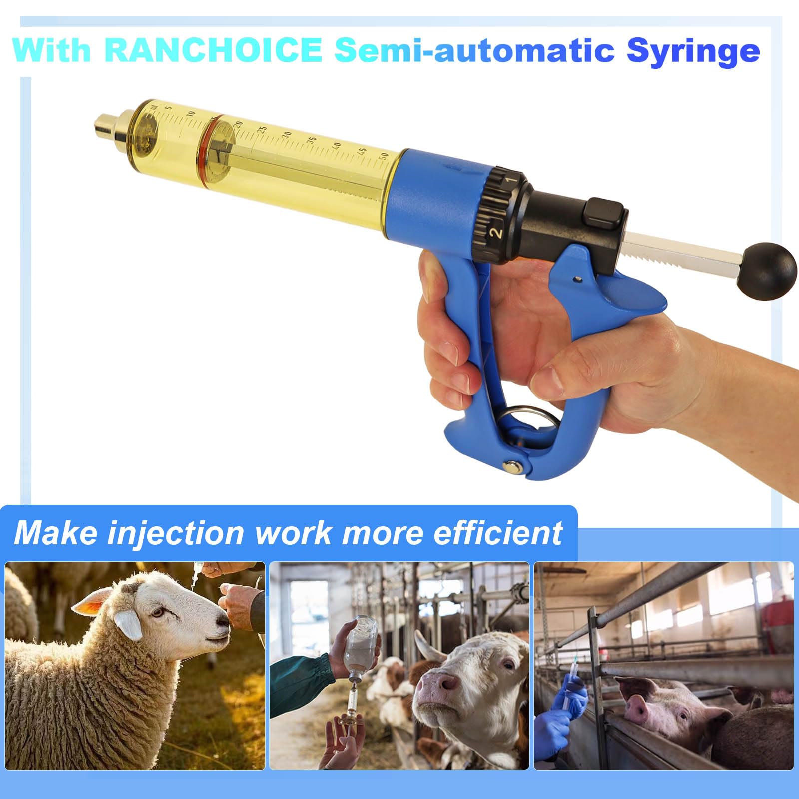RANCH CHOICE maintenance oil and seals illustrate durable, long-lasting components.