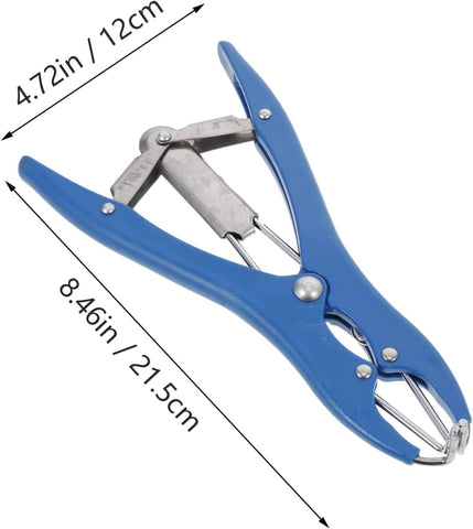 RANCH CHOICE bands and plier stored neatly for easy setup