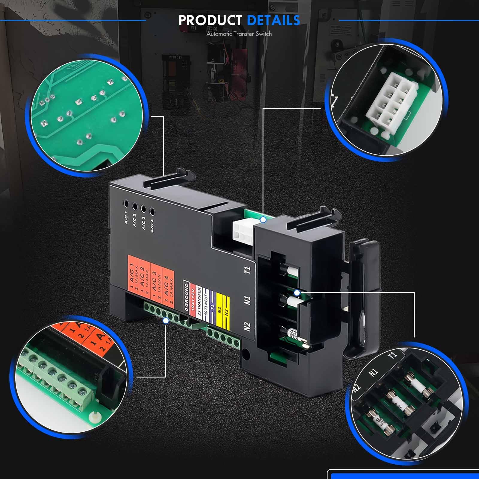 RANHAOYUYUL SACM dimensions show a compact panel-friendly size.