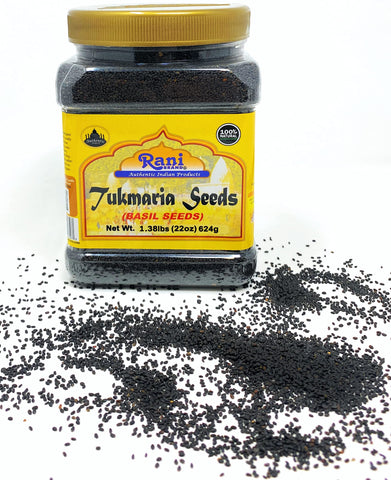 Rani Tukmaria basil seeds Indian origin authenticity cue.