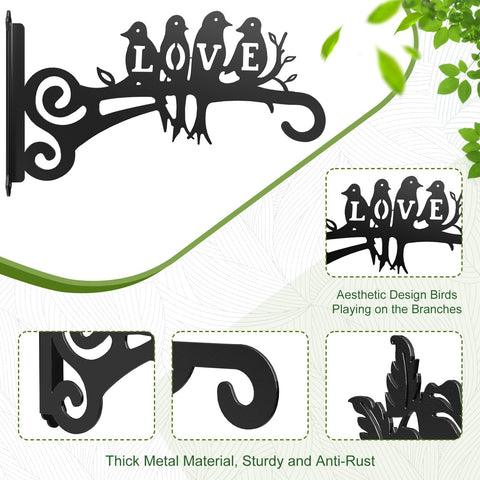 RANRTI 2-pack plant hangers offer versatile decor options.