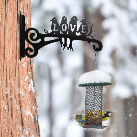 RANRTI bird feeder hanger doubles as wind chime or lantern hook.