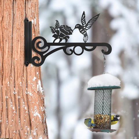 RANRTI hummingbird-decorative bracket ideal for bird feeders and lanterns.