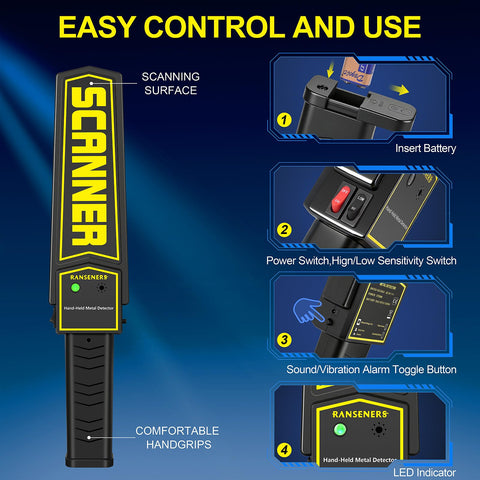 R RANSENERS comfortable handle with holster clip for easy carrying