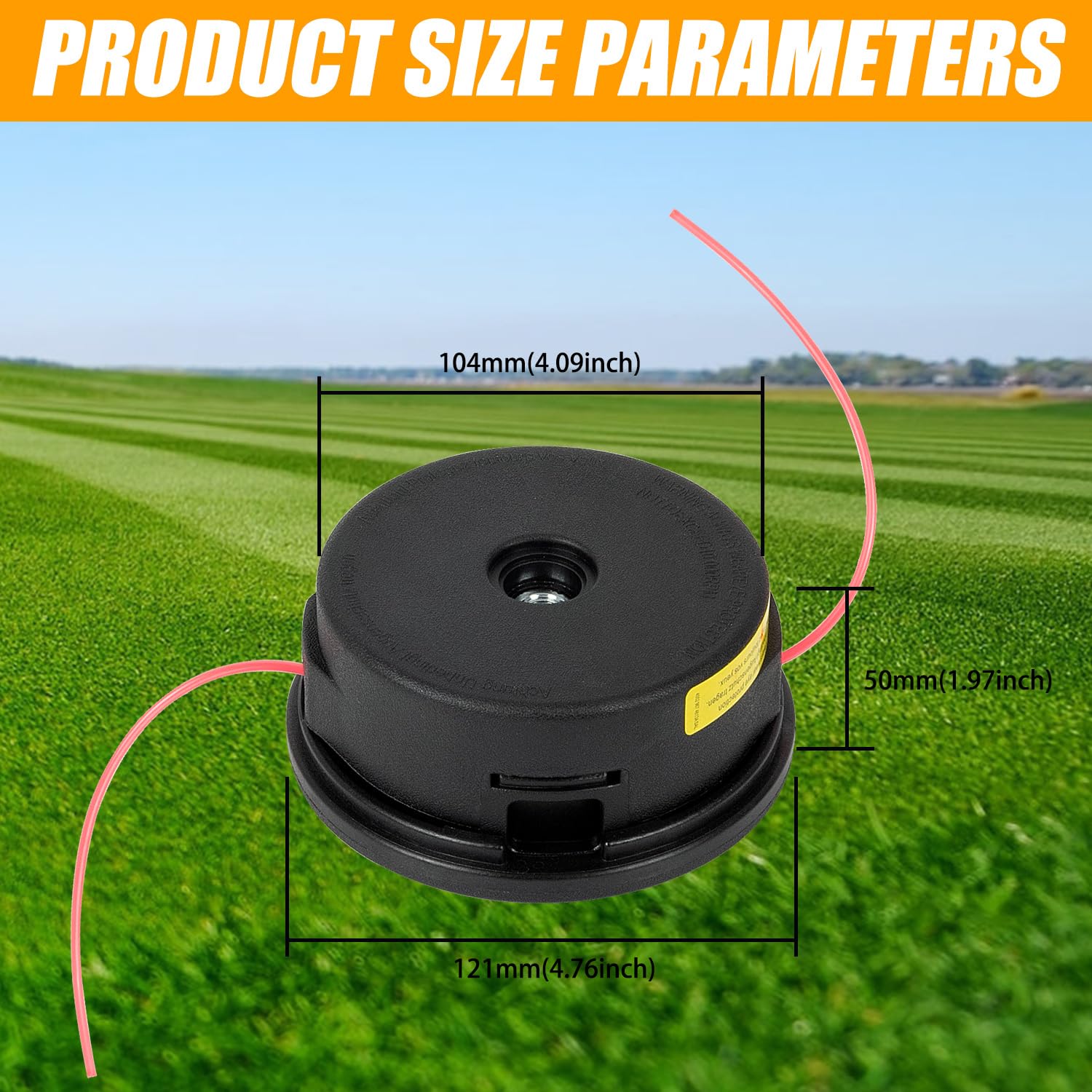 RANSOTO AutoCut 25-2 trimmer head 5-pack value set for busy landscaping jobs.