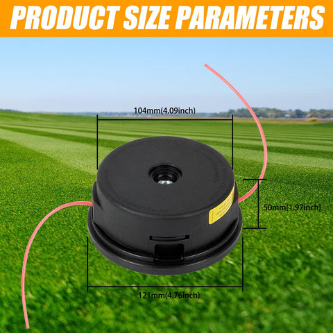 RANSOTO AutoCut 25-2 trimmer head 5-pack value set for busy landscaping jobs.