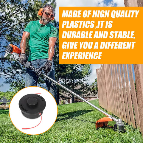RANSOTO AutoCut 25-2 trimmer head reinforced-base focuses on durability during ground contact.