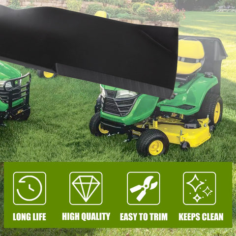Installing a RANSOTO blade set demonstrates quick replacement on the mower