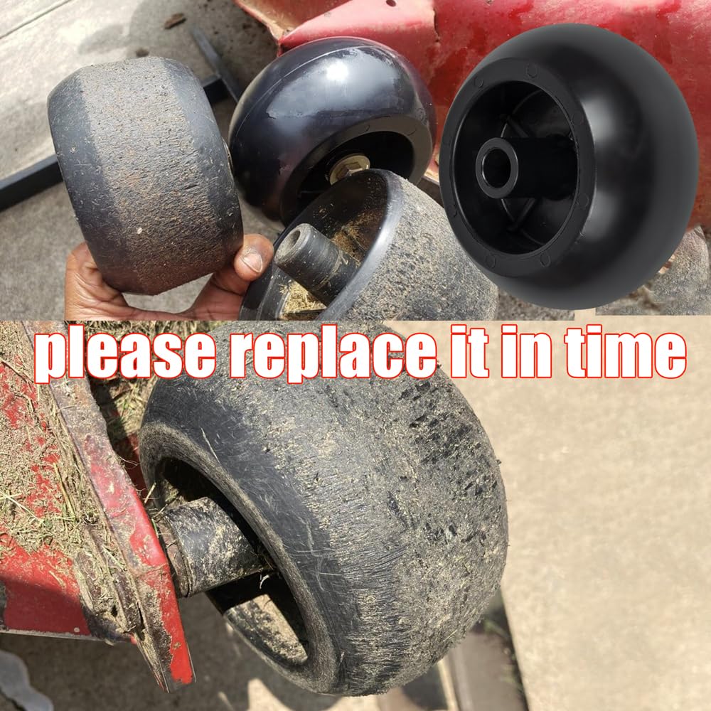 RANSOTO deck wheel kit compatible with Exmark, Toro, Kubota and WorldLawn models