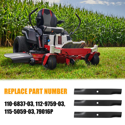 RANSOTO spiral blades boost mowing performance on thick turf.