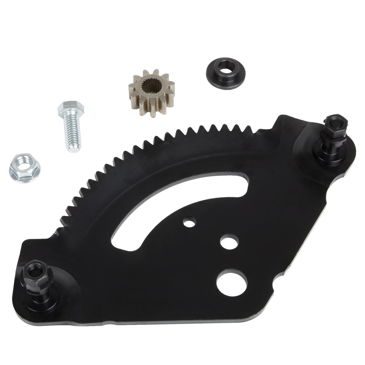 RANSOTO steering gear plate and pinion front view, durable steering performance.