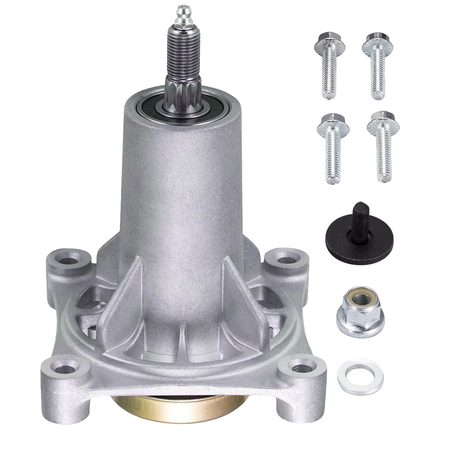 Ranwin spindle assembly for Craftsman HU with grease fitting for easy lubrication.