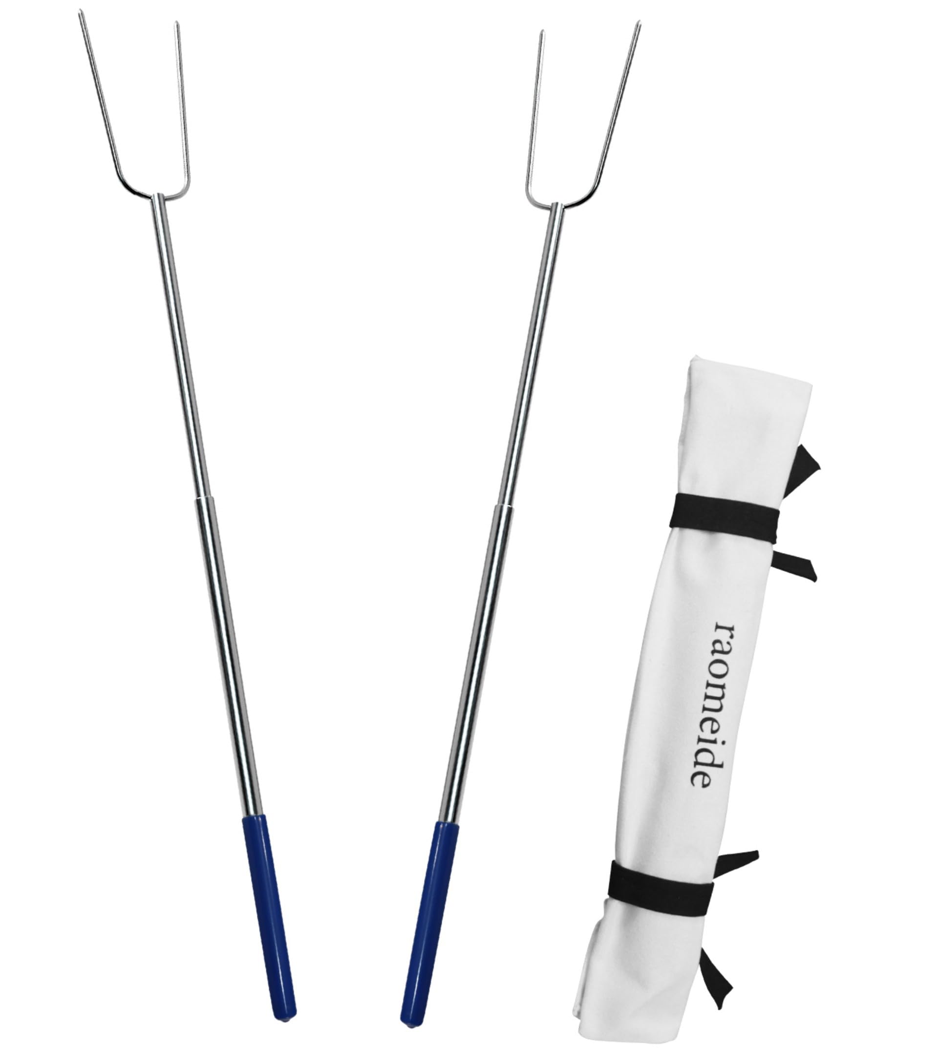 RAOMEIDE campfire skewers ideal for family evenings and camping trips