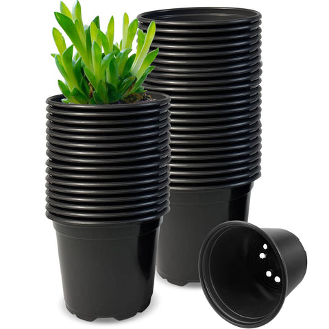 RAOOKIF 50-pack 3-inch nursery pot with drainage holes for seedling growth