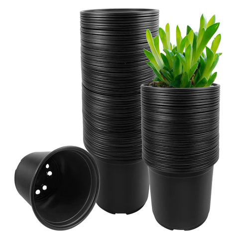 RAOOKIF 6-inch nursery pot 100-pack for seed starting and transplanting.