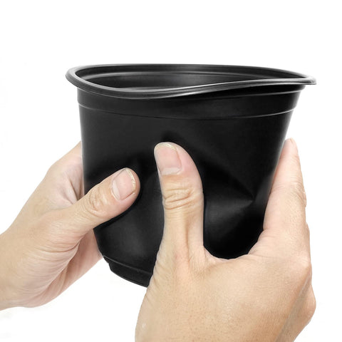 RAOOKIF reusable plastic nursery pots for long-term garden use
