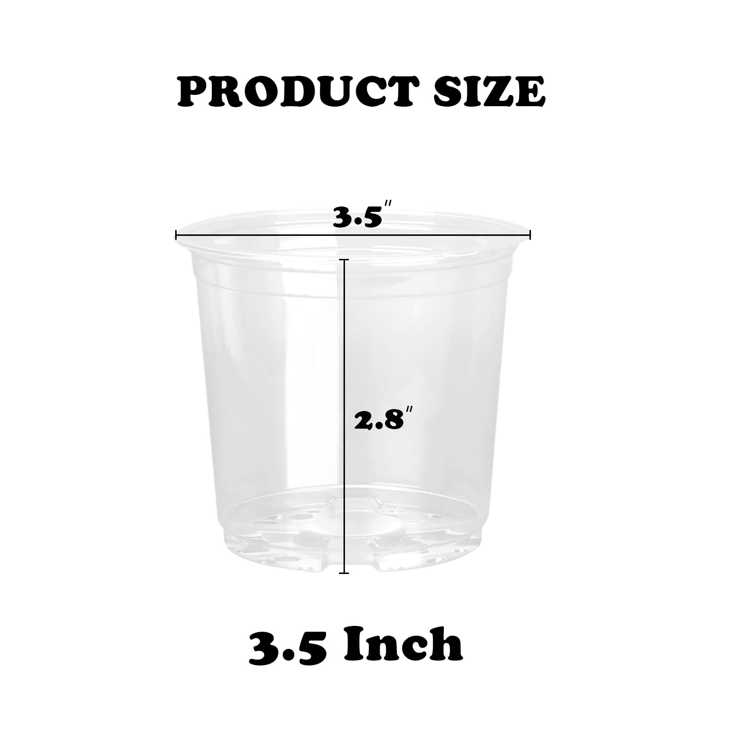 RAOOKIF transparent pot lets you watch roots and soil moisture.