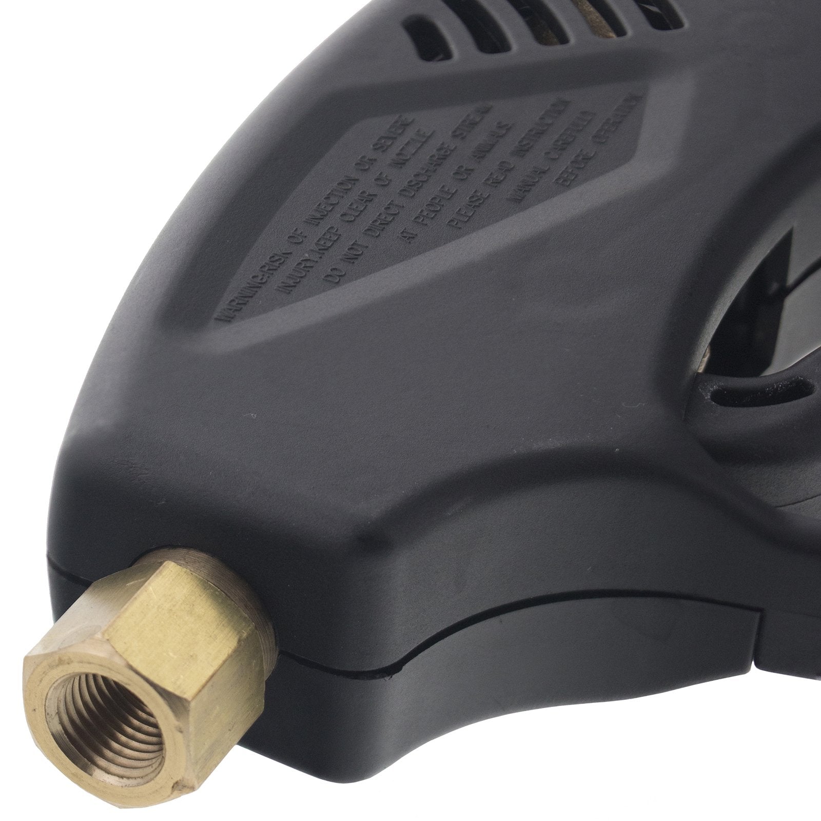 Raptor Blast brass internal parts ensure smooth high-pressure performance.