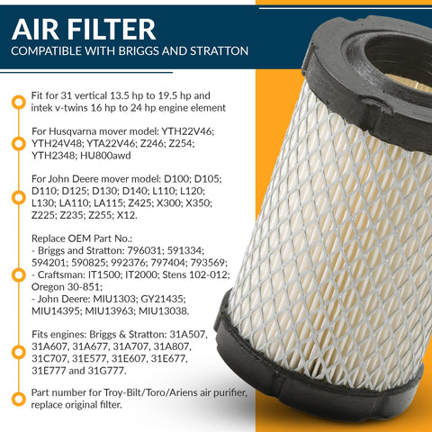 RARELEMON 796031 fuel filter: dense pleats reduce impurities entering the fuel.