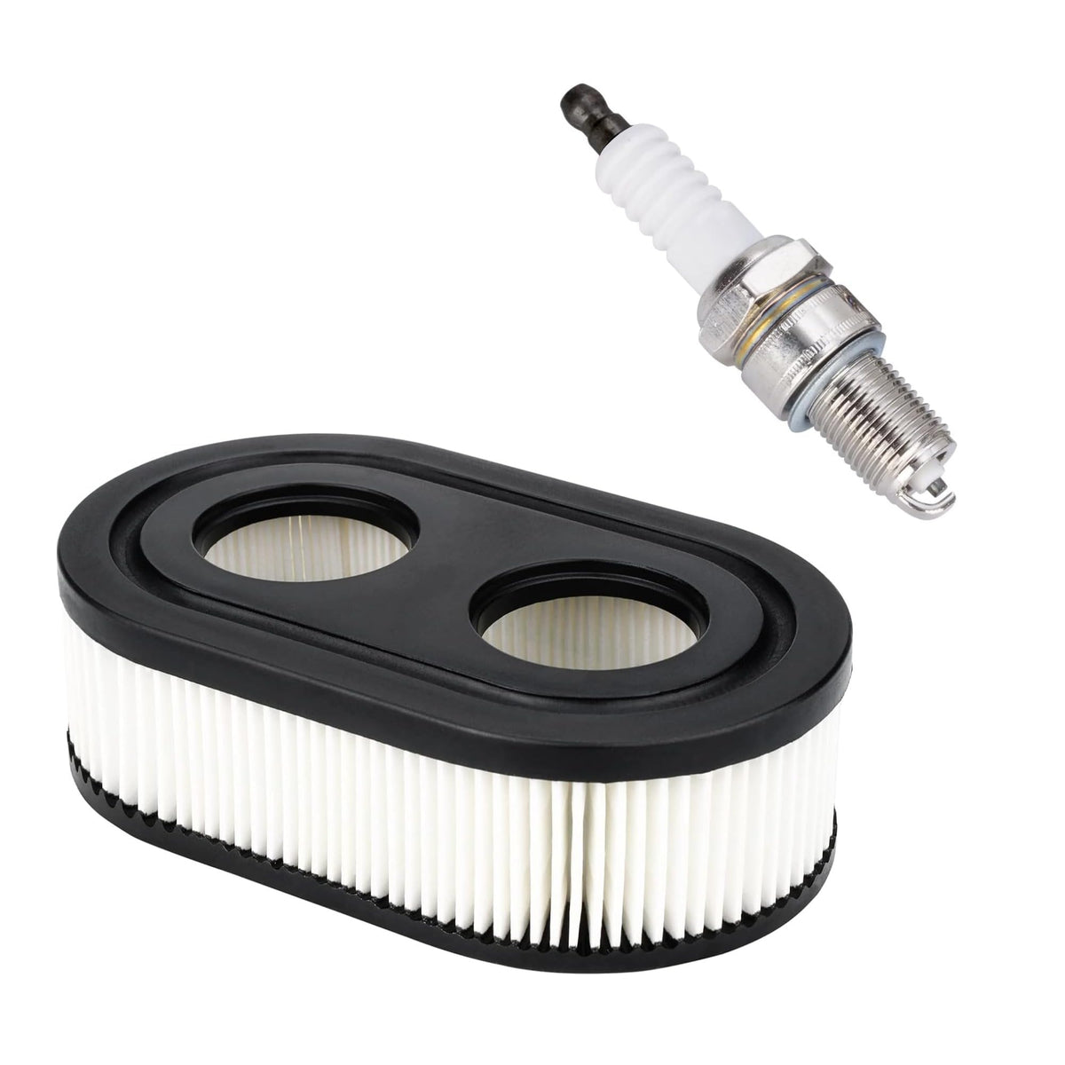 RARELEMON oval air filter 593260 for Troy-Bilt improves airflow and engine protection.