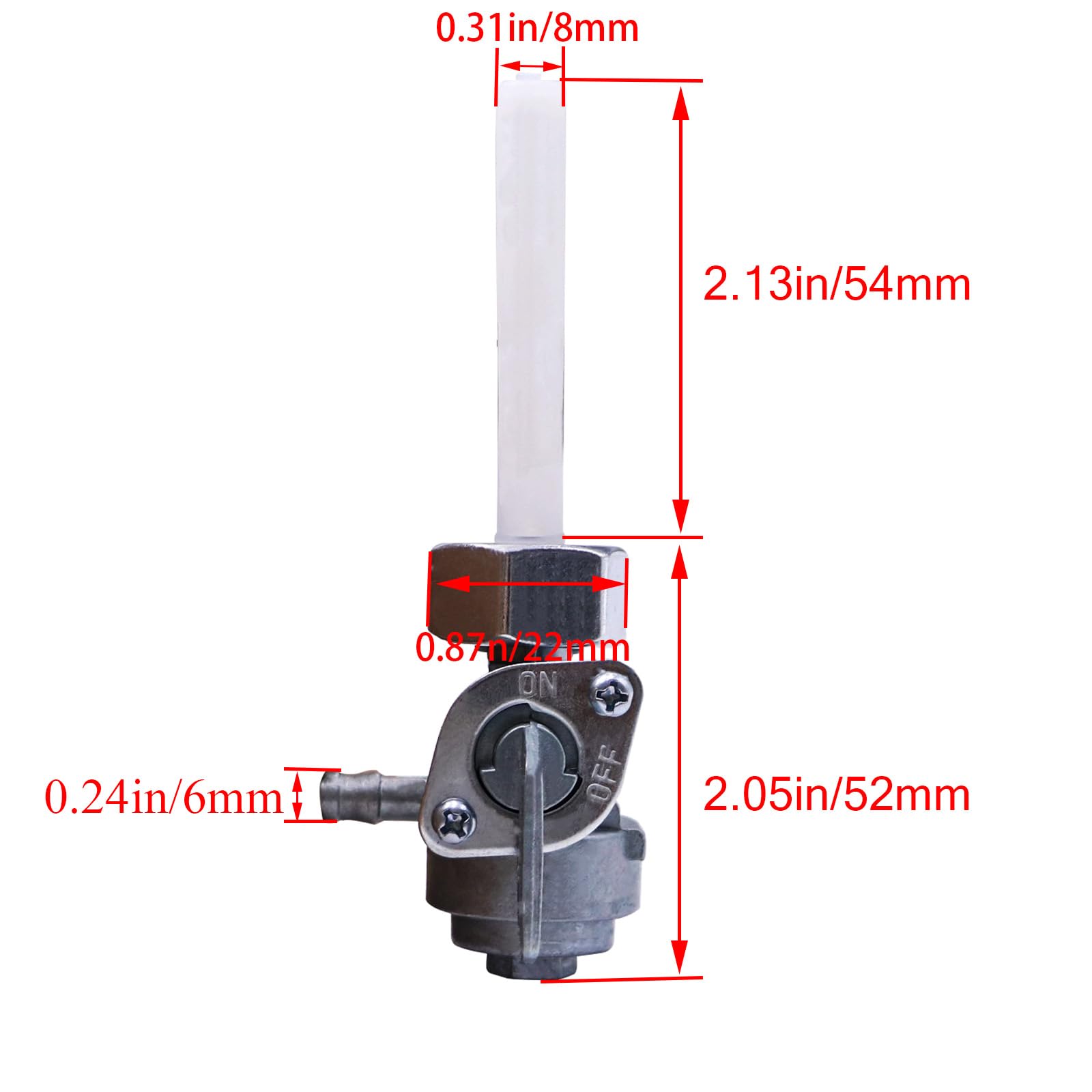 RAROZEEK M16x1.5mm thread close-up shows precise tank fit.