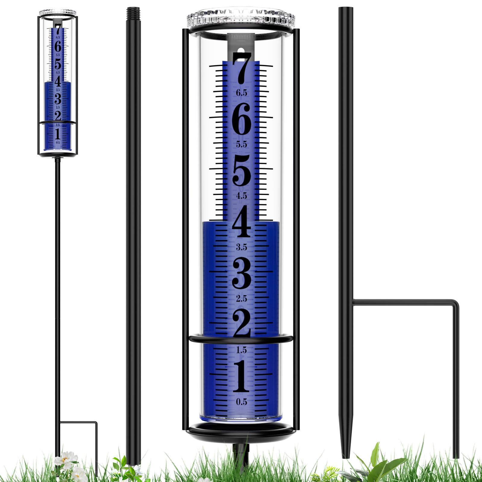 RASKOO rain gauge tube designed for freeze-proof durability and clear outdoor readings