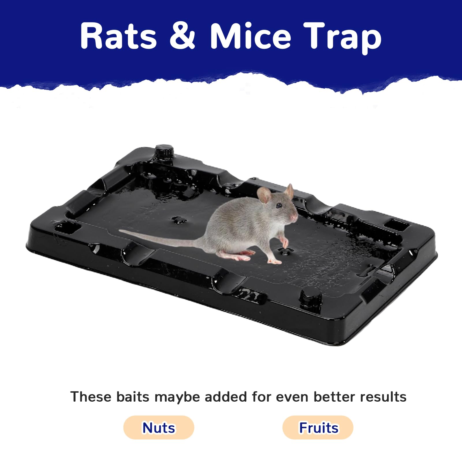 RAT SUPER glue close-up showing ultra-sticky formula for secure catch.