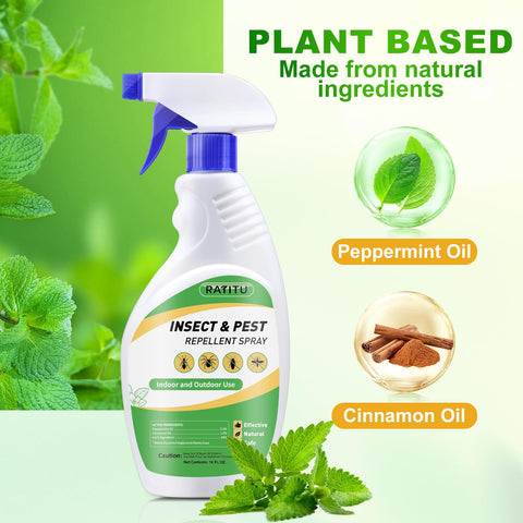 RATITU Ant-repellent spray used in the kitchen to reduce indoor pests safely.