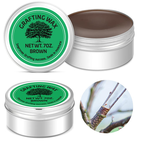 RattanView grafting wax tin in classic 7oz size for durable wound sealing.
