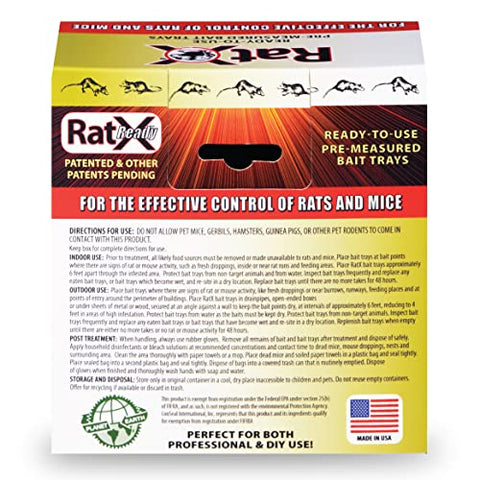 RatX pellets close-up showing natural ingredients for safer family use.