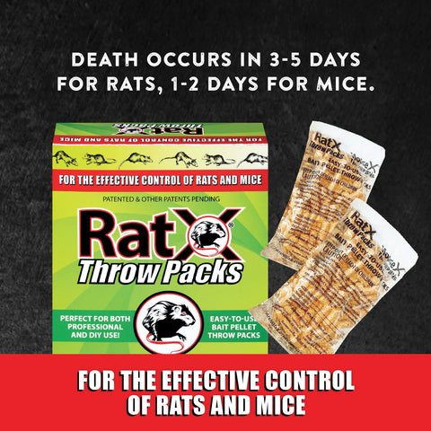 RatX Throw Pack easy, mess-free use for DIY homes.