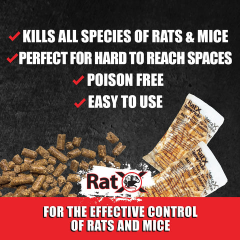 RatX Throw Pack is safe around pets when used as directed.